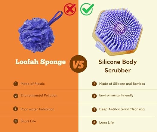 Lather Boosting Silicone Shower Brush - Image 2